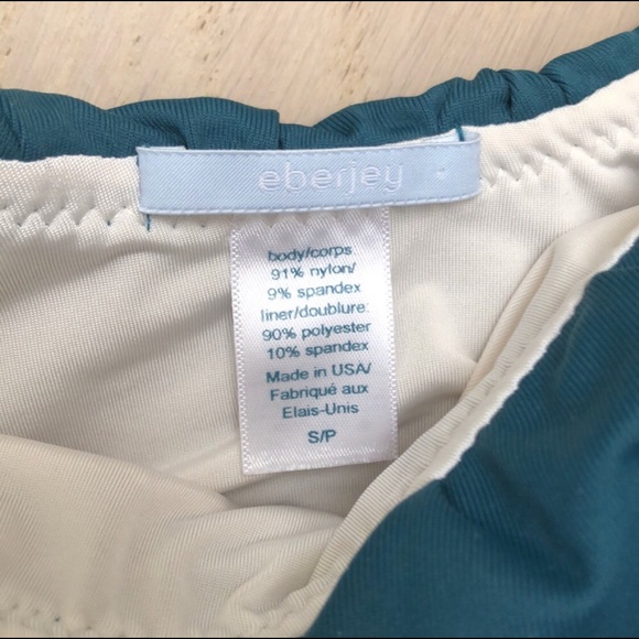 Eberjey Turquoise Bikini, Top is Small, Bottoms are Medium - Picture 7 of 8